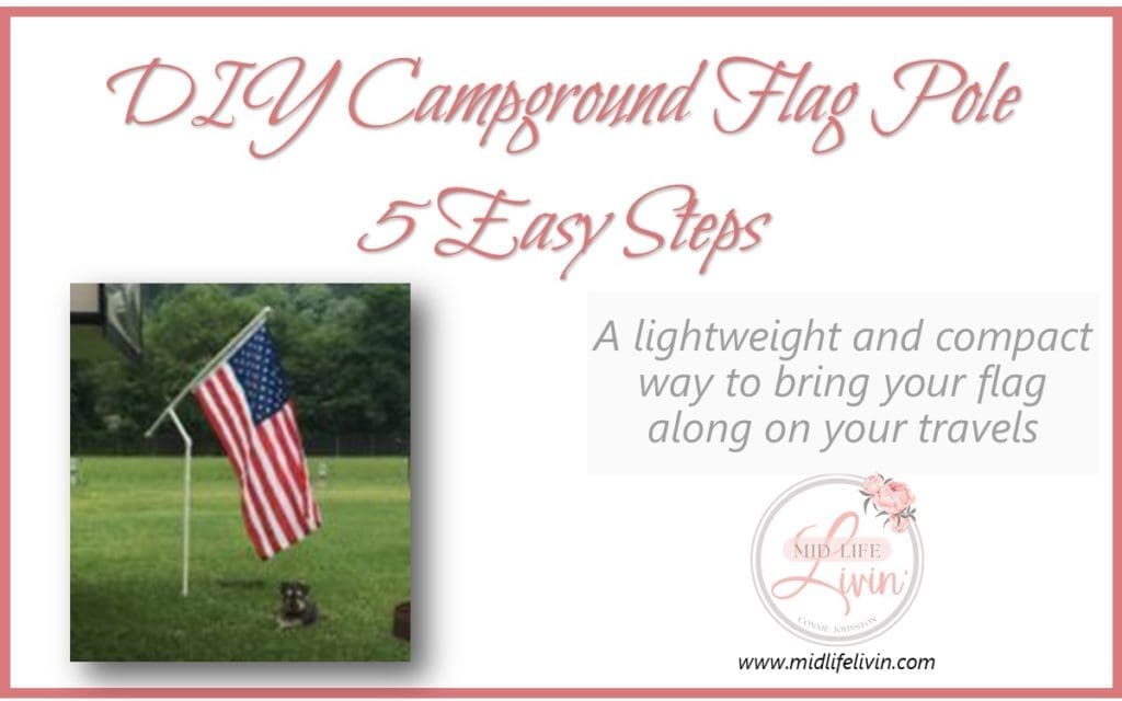 a lightweight and compact way to bring our flag along on our travels