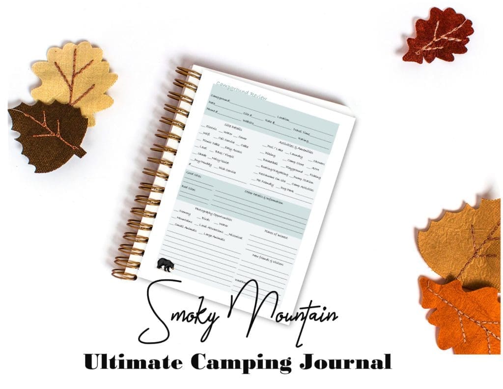 Camping Journal - mountain theme