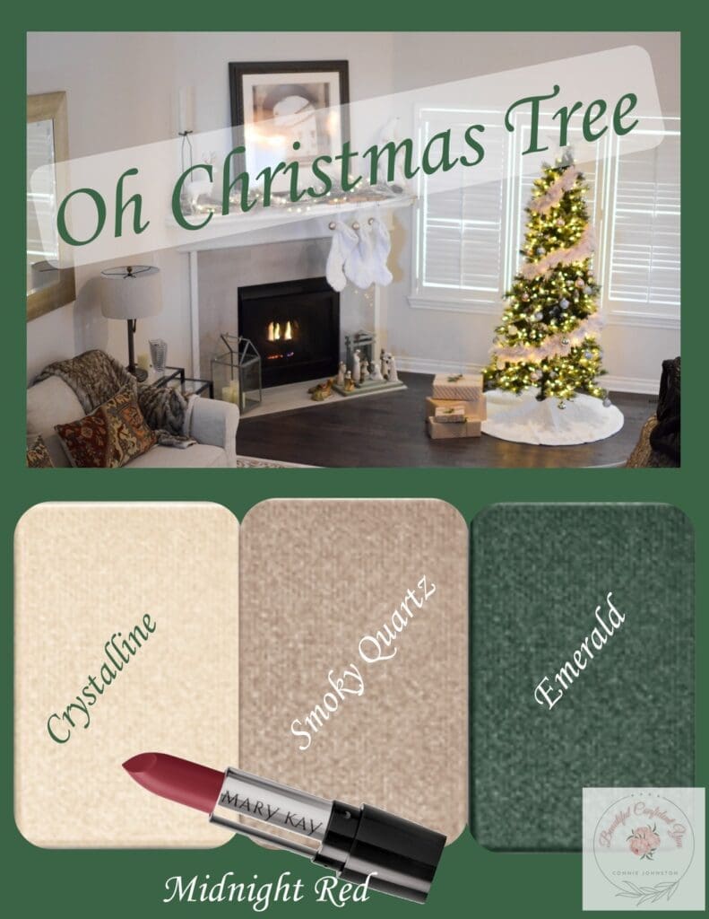 Oh Christmas Tree Holiday Eyeshadow Look