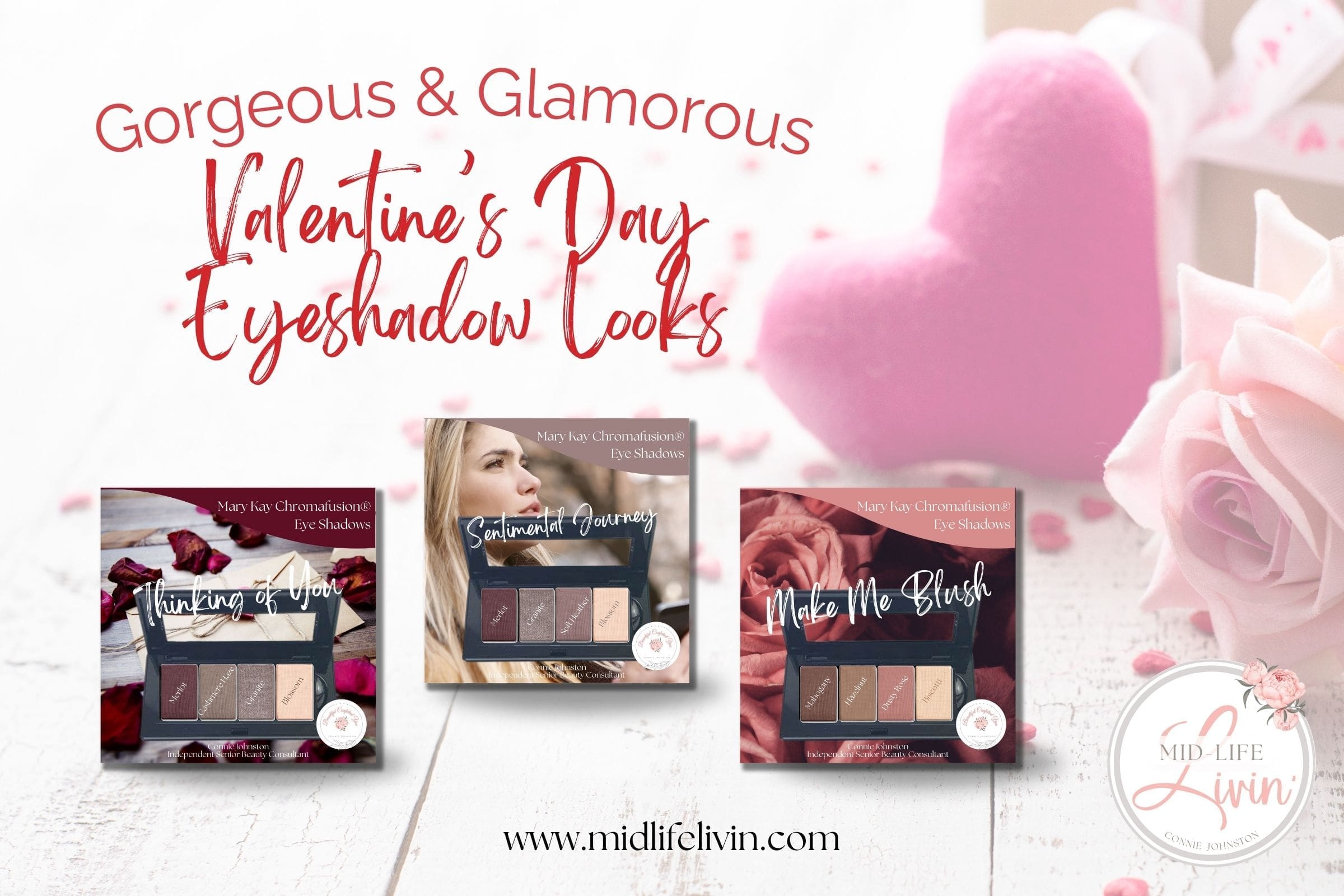Valentine's Day Inspired Eyeshadow Looks