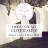 Room Linen Body Mist - Homestead Clothesline