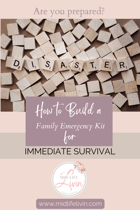 How to build a family emergency kit to use during a disaster