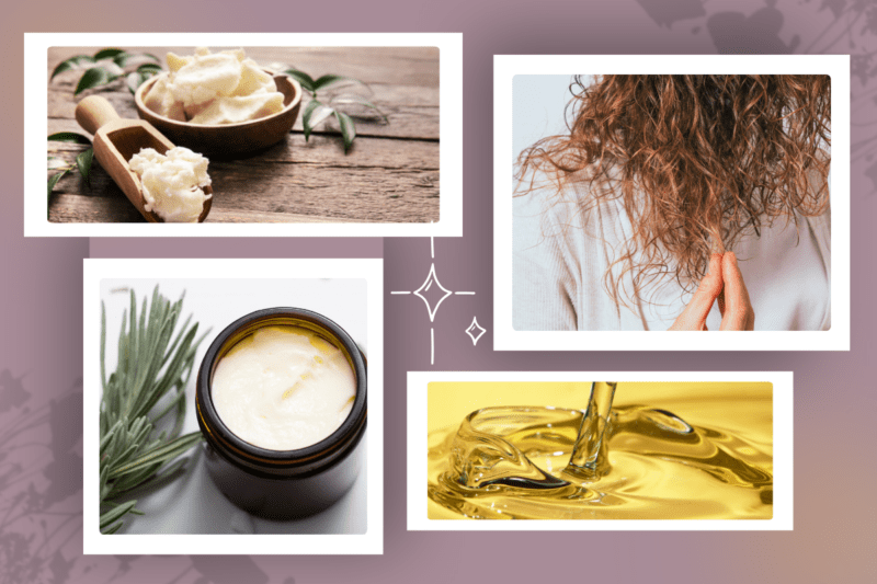 Hair butter for gray hair