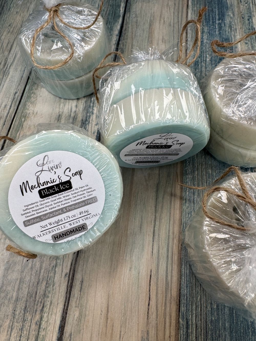 Handmade Mechanic's Soap - Black Ice